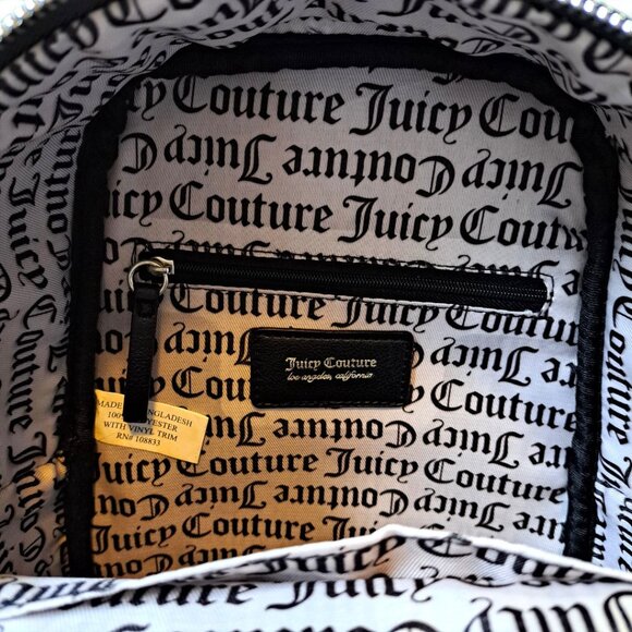 Juicy Couture Black/Pink Girlie Royalty Medium Backpack NWT main image 6
